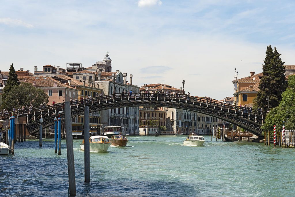 Academic Bridge Ponte Accademia Ferry to Venice by ships and